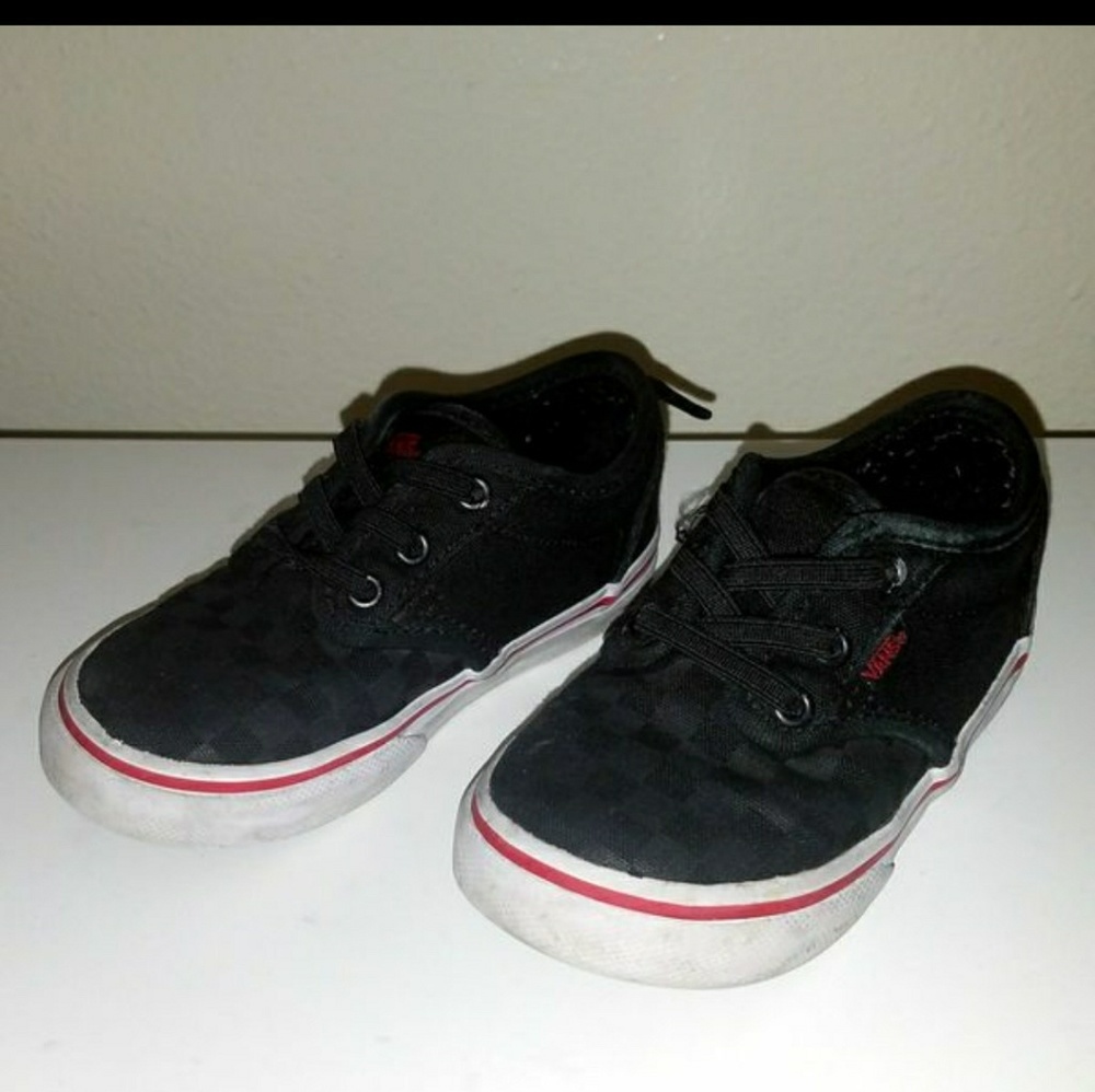 Vans Black/Black Atwood Toddler Size 7C